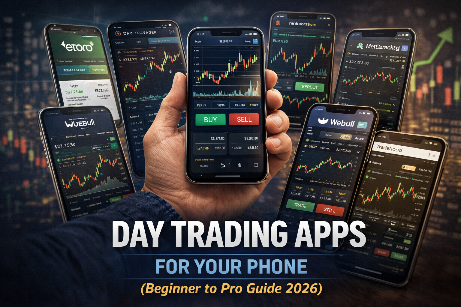 📈 Top Day Trading Apps for Phone (Best Easy Beginner to Pro Guide 2026)