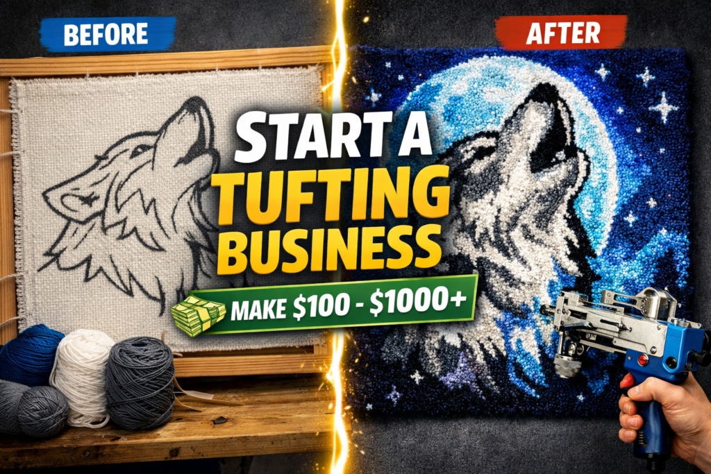 how to start a rug tufting business guide