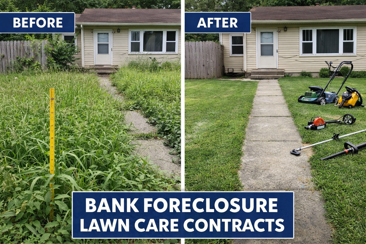Bank Foreclosure Lawn Care Contracts: 7 Steps to Win More Property Cleanup Jobs
