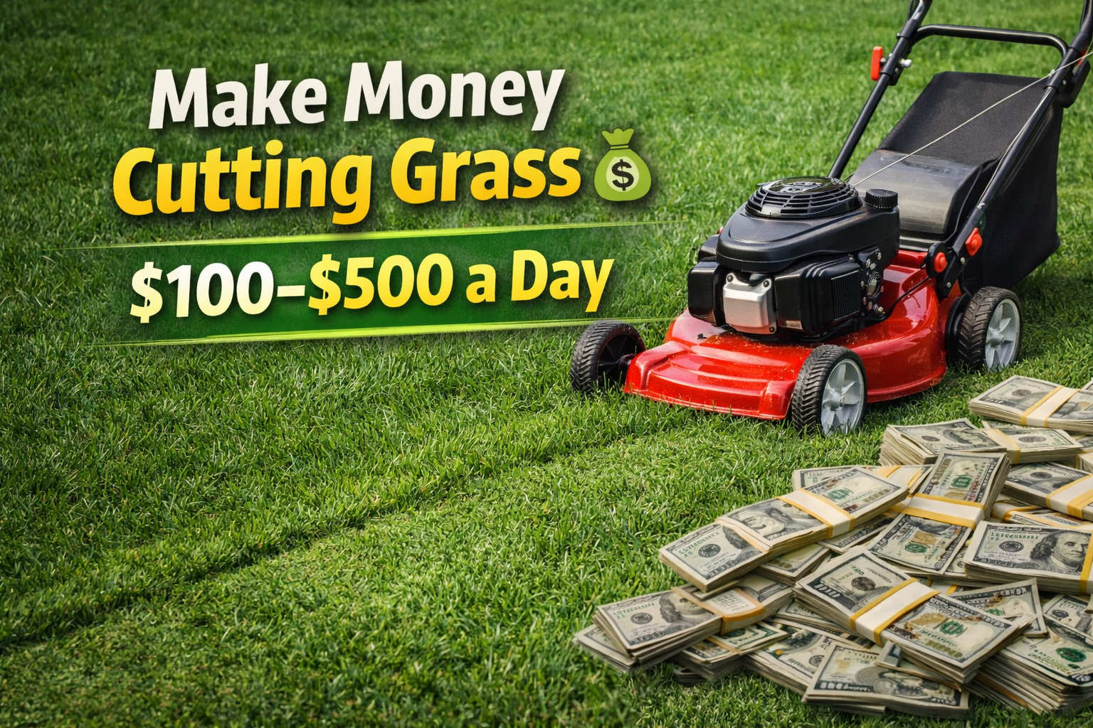 🌱 How to Make the Most Money Cutting Lawns Using Apps (Beginner Guide)