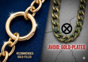 Blog | Hustle Setup avoid gold filled with permanent jewelry