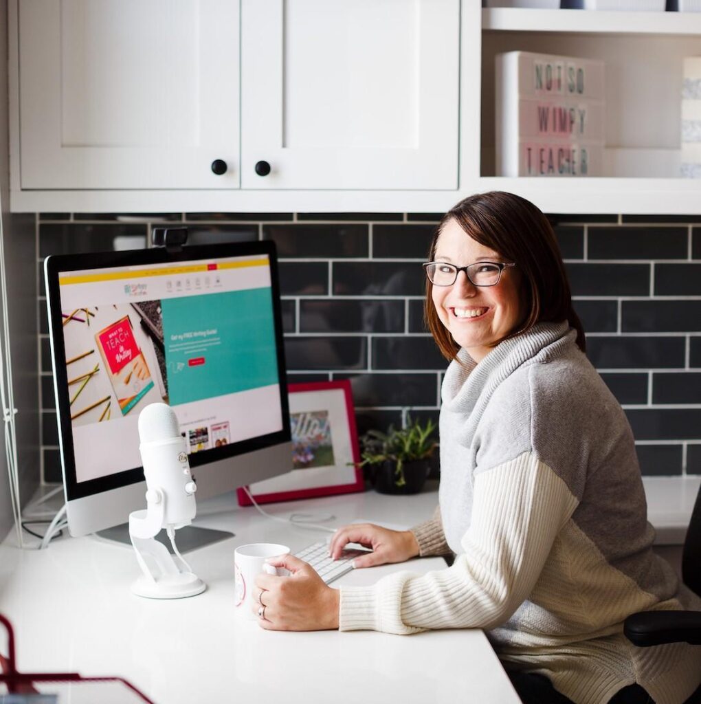 content creation side hustle from home for moms filming videos for social media platforms like tiktok and youtube showing how moms can build an audience and earn money through ads and brand deals