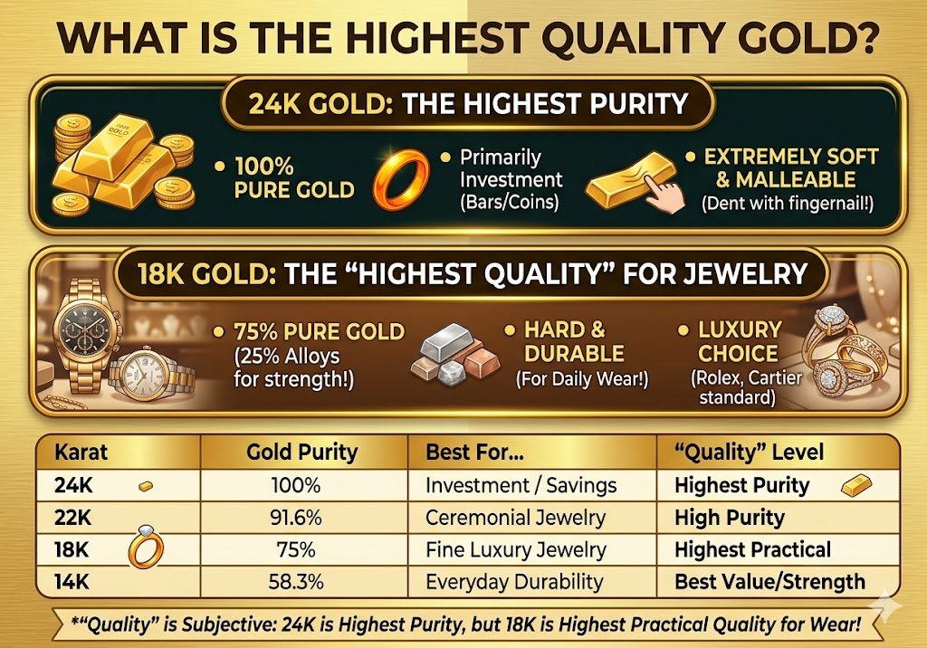 Whats the Highest Quality Gold?