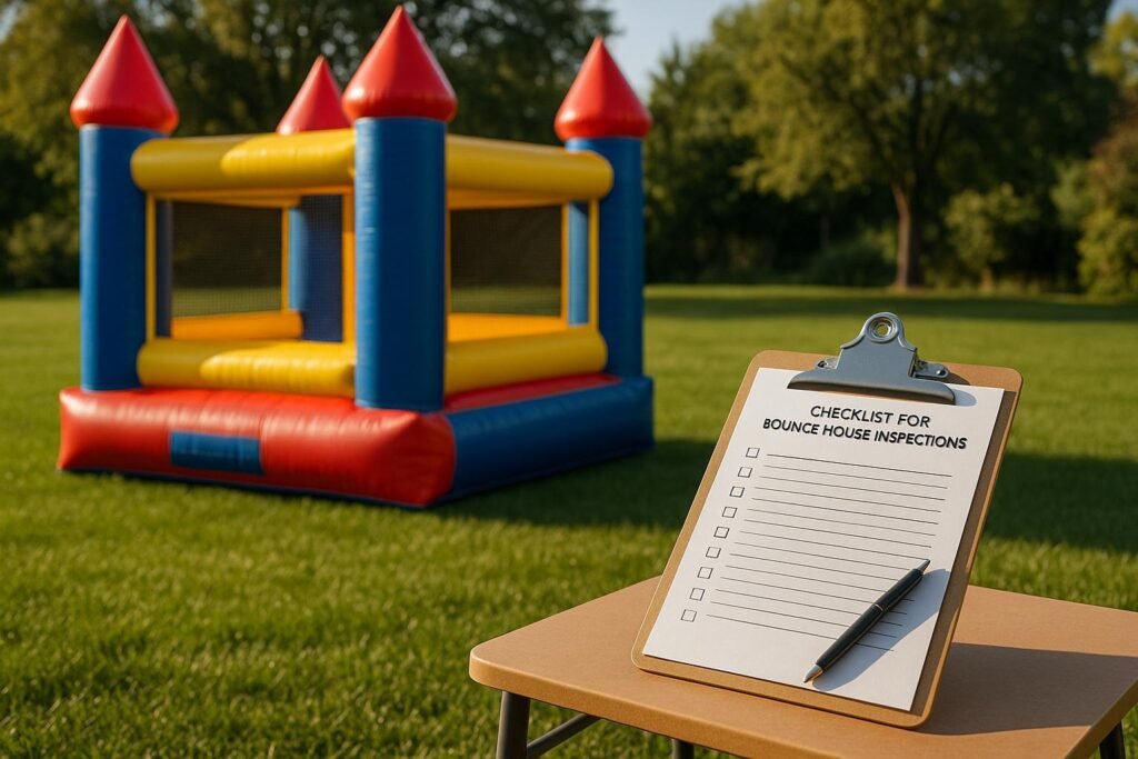 bounce house checklist