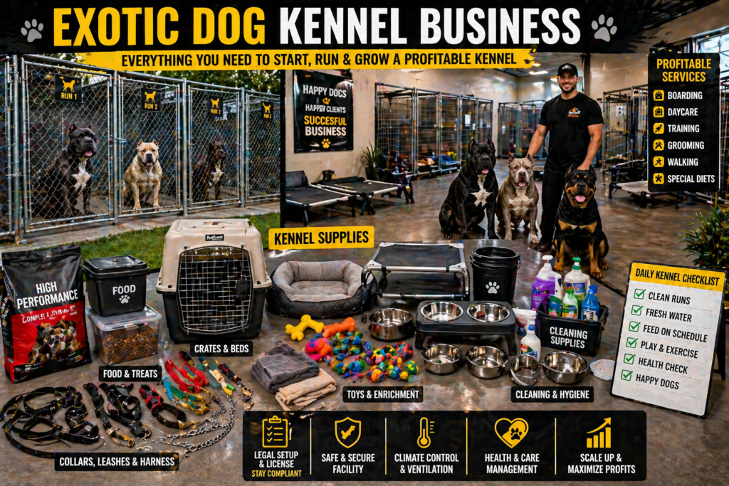 🐶 Exotic Dog Ownership Guide: What You Need to Know + How to Set Up a Legal Kennel Exotic Dog
