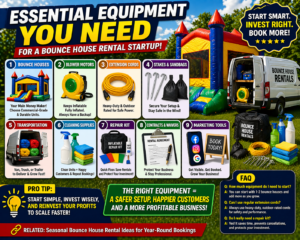 Essential Equipment You Need for a Bounce House Rental Startup