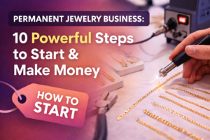 Blog | Hustle Setup permanent jewelry business setup with welder and bracelet