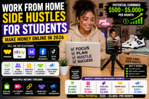 Blog | Hustle Setup work from home side hustles for students making money online with laptop phone live selling affiliate marketing and digital products