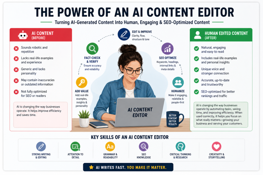 AI content editor sample edit and earnings potential