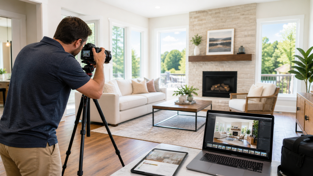 Teacher starting a real estate photography side hustle during summer break